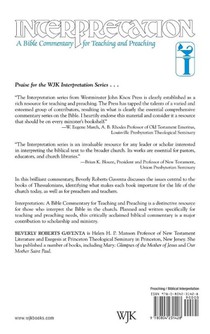 First and Second Thessalonians achterzijde