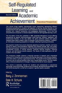 Self-Regulated Learning and Academic Achievement achterzijde