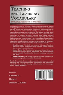 Teaching and Learning Vocabulary achterzijde