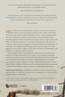 Traveling with the Innocents Abroad achterzijde