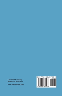 Marriages of Pittsylvania County, Virgina, 1806-1830 achterzijde