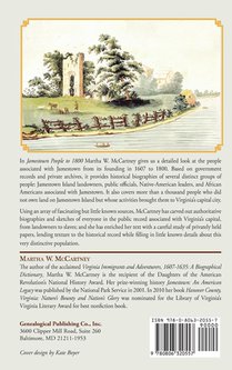 Jamestown People to 1800 achterzijde