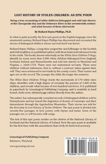 Lost History of Stolen Children achterzijde