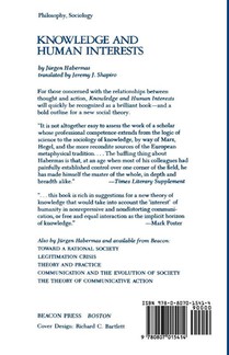Knowledge and Human Interests achterzijde