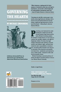 Governing the Hearth achterzijde