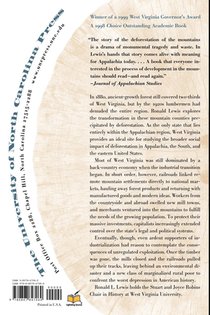 Transforming the Appalachian Countryside achterzijde