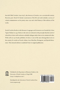 The Poetic Art of Juan del Valle Caviedes achterzijde