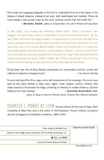 The Life of Elvis Presley achterzijde