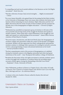 Higher Education and the Civil Rights Movement achterzijde