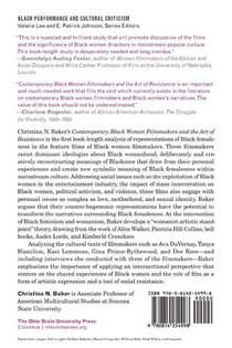 Contemporary Black Women Filmmakers and the Art of Resistance achterzijde