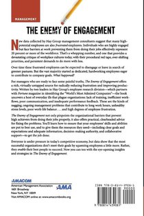 The Enemy of Engagement achterzijde