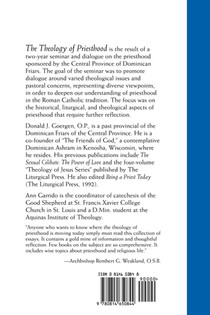 The Theology of Priesthood achterzijde