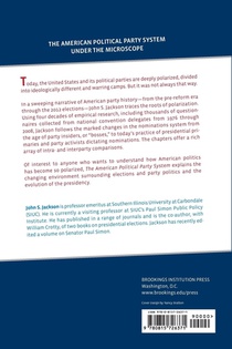 The American Political Party System achterzijde