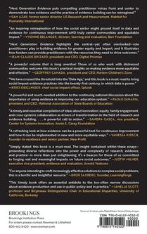 Next Generation Evidence achterzijde