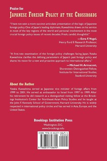 Japanese Foreign Policy at the Crossroads achterzijde
