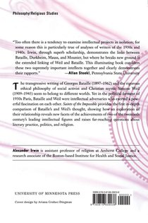 Saints of the Impossible achterzijde