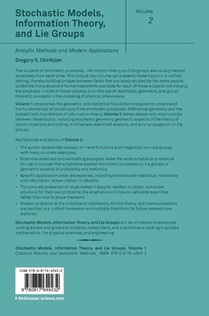 Stochastic Models, Information Theory, and Lie Groups, Volume 2 achterzijde