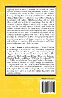Sexual Violation in the Hebrew Bible achterzijde