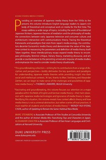 Media Theory in Japan achterzijde