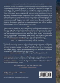 A Primer for Teaching Environmental History achterzijde