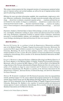 Regression Analysis of Survival Data in Cancer Chemotherapy achterzijde