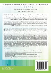 The School Psychology Practicum and Internship Handbook achterzijde