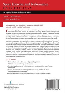 Sport, Exercise, and Performance Psychology achterzijde