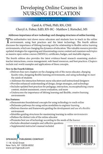 Developing Online Courses in Nursing Education, Fourth Edition achterzijde