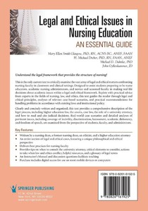 Legal and Ethical Issues in Nursing Education achterzijde