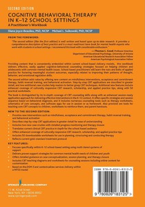 Cognitive Behavioral Therapy in K-12 School Settings achterzijde