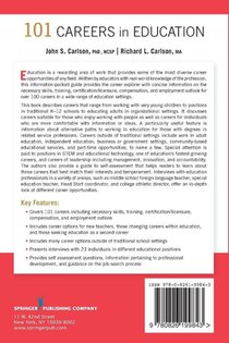 101 Careers in Education achterzijde