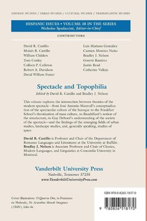 Spectacle and Topophilia achterzijde