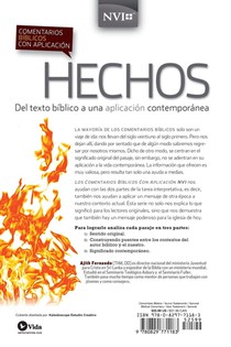 Comentario Biblico Con Aplicacion NVI Hechos achterzijde
