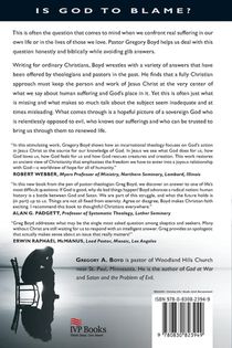 Is God to Blame? - Beyond Pat Answers to the Problem of Suffering achterzijde