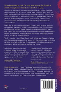 The Gospel of the Son of God – An Introduction to Matthew achterzijde