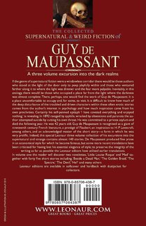 The Collected Supernatural and Weird Fiction of Guy de Maupassant achterzijde