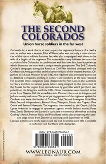 Three Years and a Half in the Army or, History of the Second Colorados-Union Volunteer Cavalry at War Against Indians & Confederate Forces, 1860-65 achterzijde