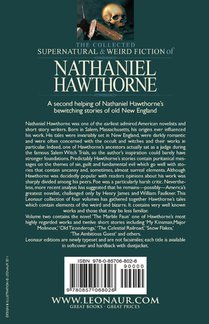 The Collected Supernatural and Weird Fiction of Nathaniel Hawthorne achterzijde