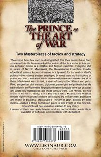 The Prince & The Art of War achterzijde