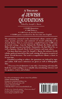 A Treasury of Jewish Quotations achterzijde