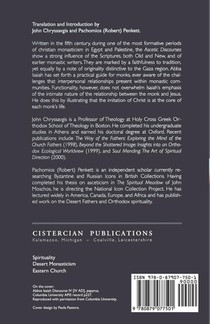 Ascetic Discourses achterzijde