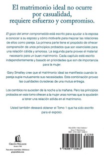 El gozo del amor comprometido: Tomo 2 achterzijde