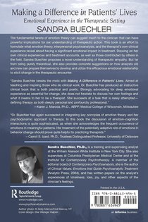 Making a Difference in Patients' Lives achterzijde