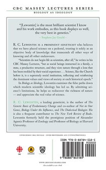 Biology As Ideology achterzijde