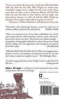 What They Didn't Teach You About the Civil War achterzijde