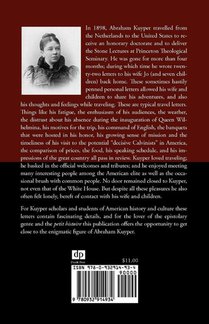 Kuyper in America achterzijde