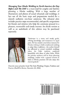 Managing Your Hindu Wedding in North America achterzijde