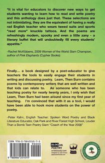 Learn Then Burn, A Modern Poetry Anthology for the Classroom achterzijde