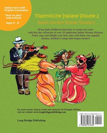 Filastrocche Italiane Volume 2 - Italian Nursery Rhymes Volume 2 achterzijde