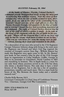 HISTORY of the 27th GEORGIA VOLUNTEER INFANTRY REGIMENT CONFEDERATE STATES ARMY achterzijde